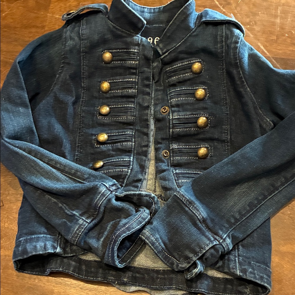 Kids Gap 1969 Denim Military-Style Jean Jacket